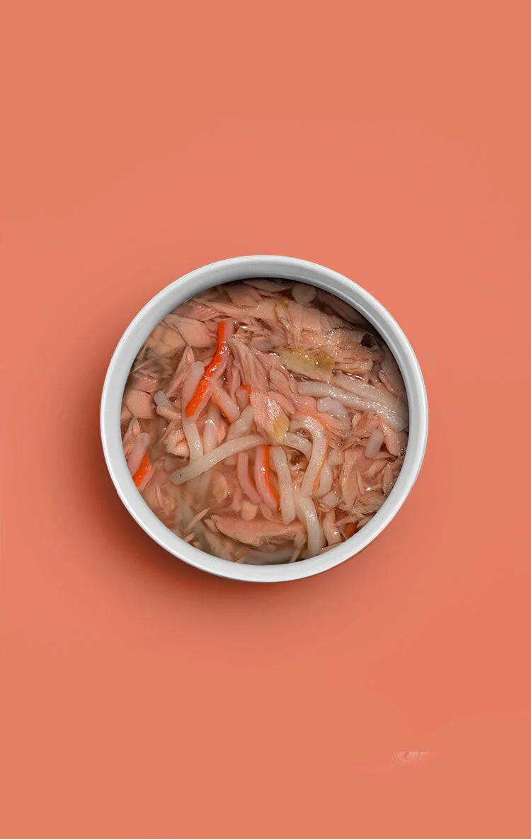 Amanova cat adult 18 Tonnikala & surimi liemessä 70 g purkki