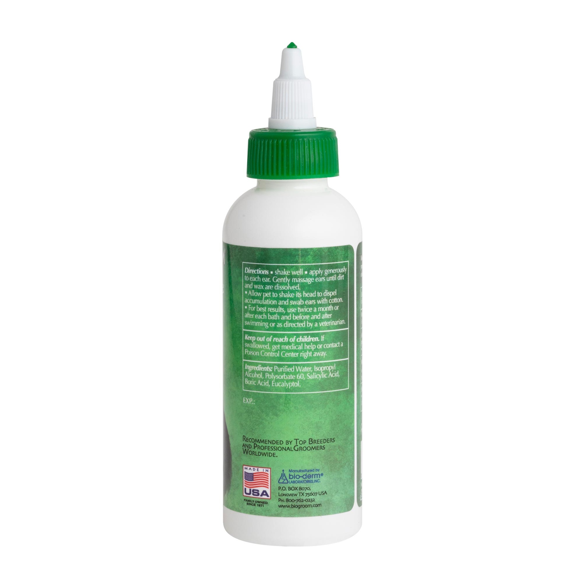 Bio-Groom Ear-Care™ nestemäinen korvien puhdistusaine 4oz/118ml