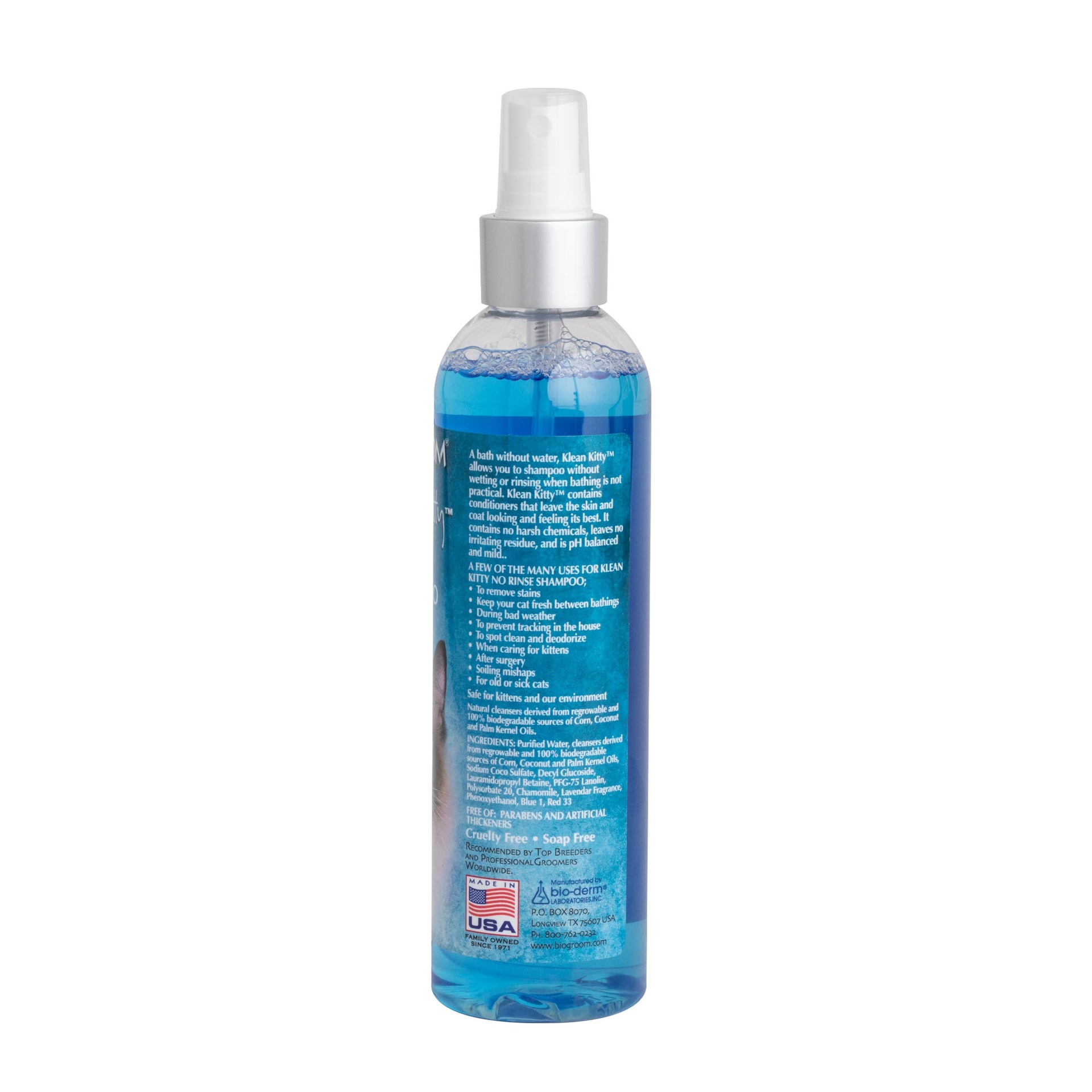 Bio-Groom Klean Kitty™ kuivashampoo 8oz/236ml