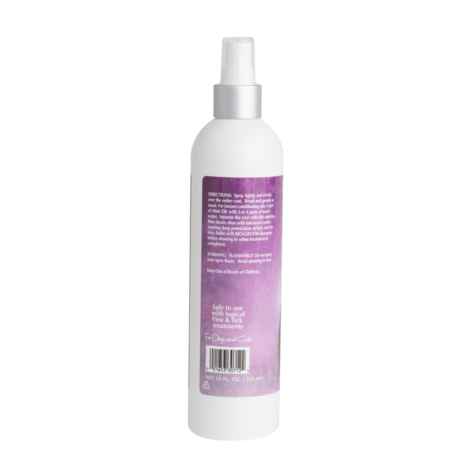 Bio-Groom Mink-Oil kiiltohoitoaine suihke 12oz/355ml