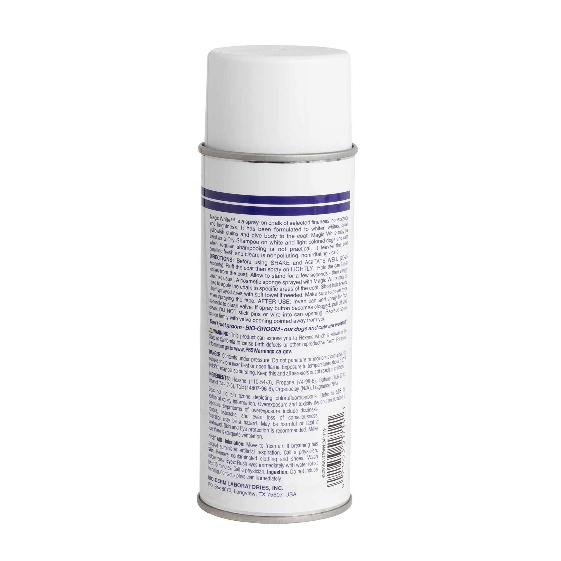 Bio-Groom Magic White™ valkaiseva suihke 10oz/284g