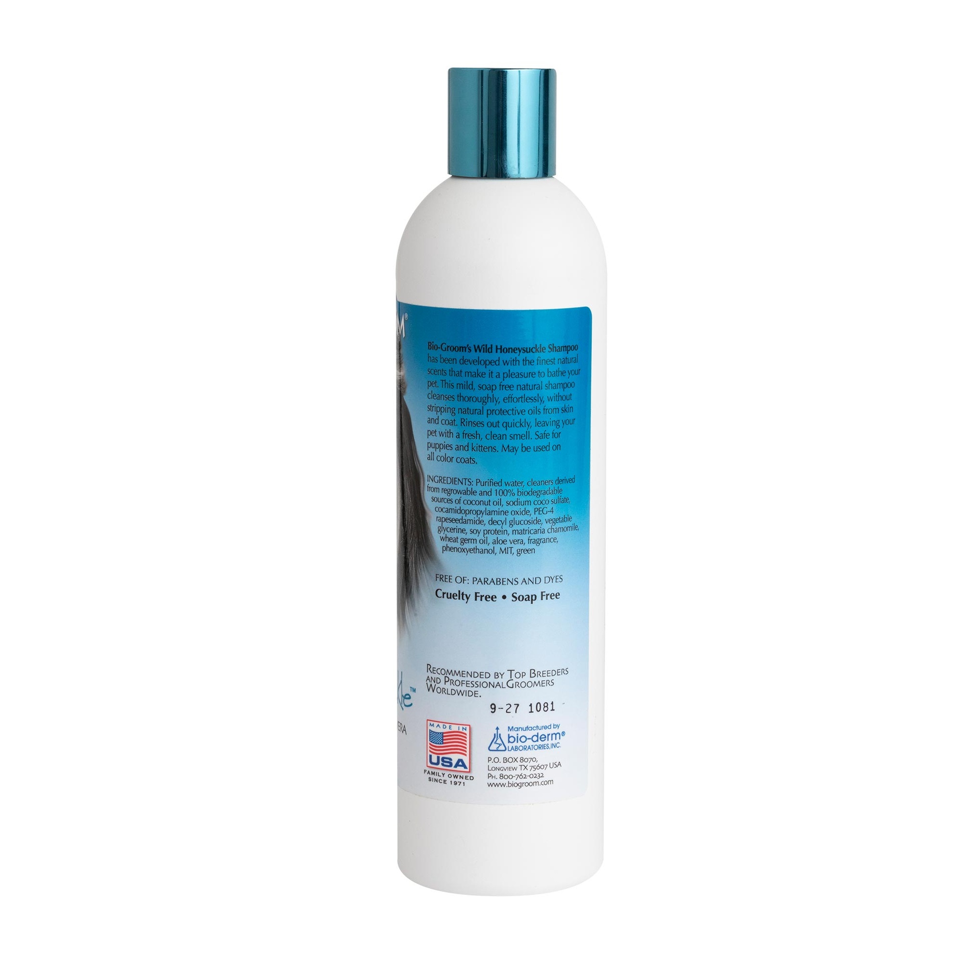 Bio-Groom Wild Honeysuckle™ shampoo 12oz/355ml
