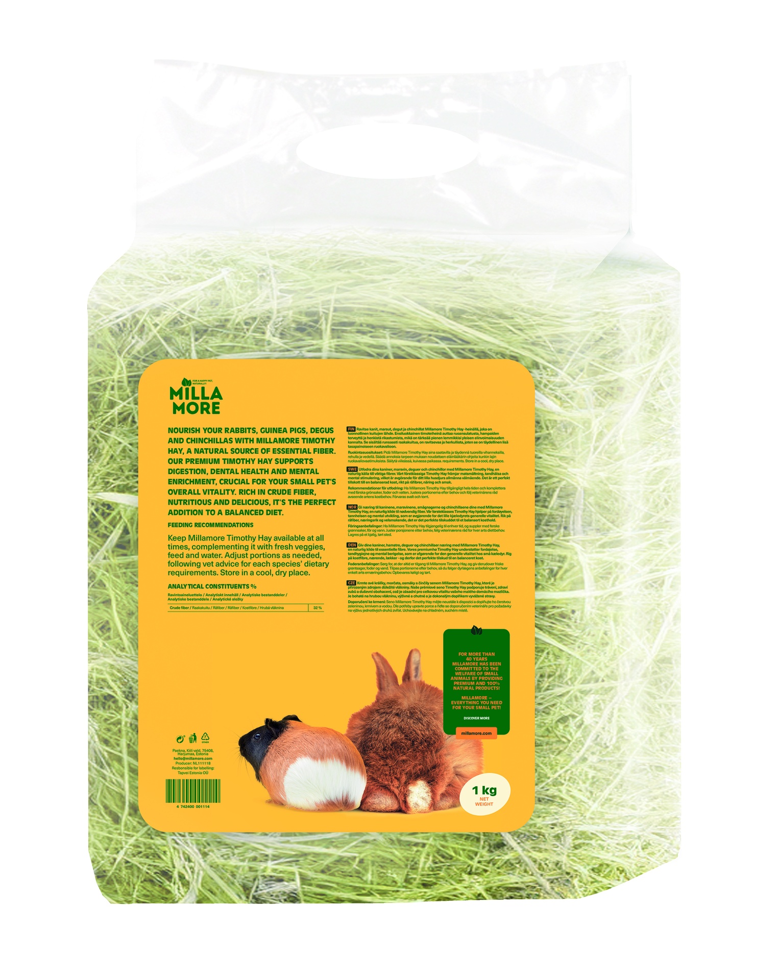 Millamore Timotei heinä 1 kg