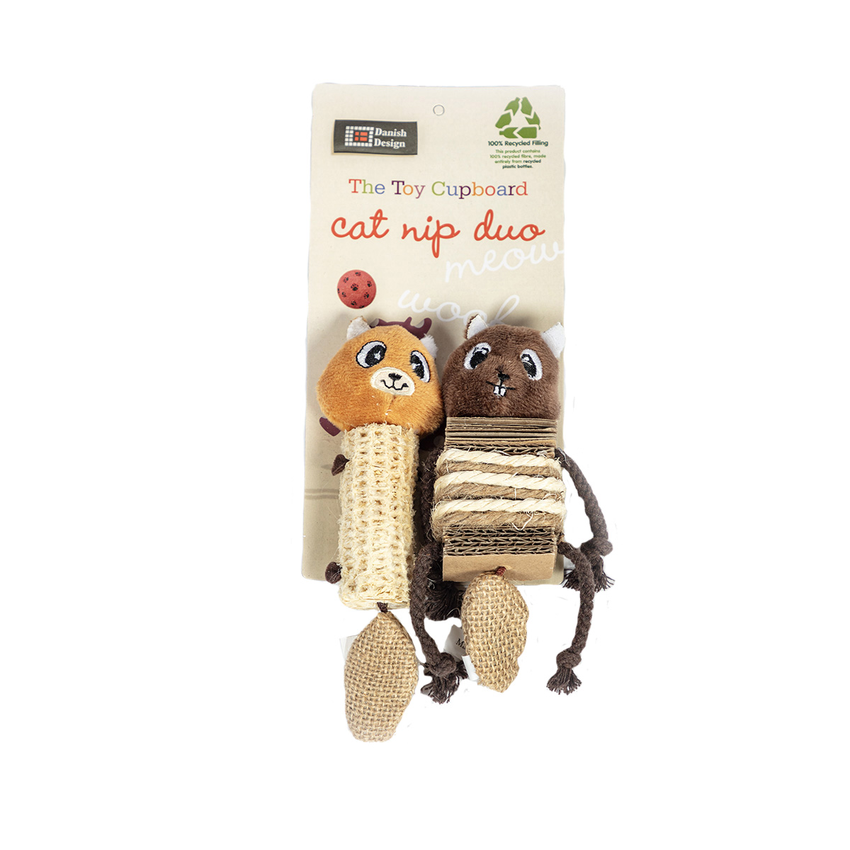 Danish Design Chip & Chap Catnip Duo - Kissan lelu