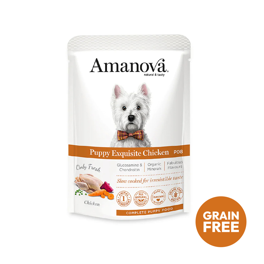 Amanova puppy Exquisite kana 100 g pouch