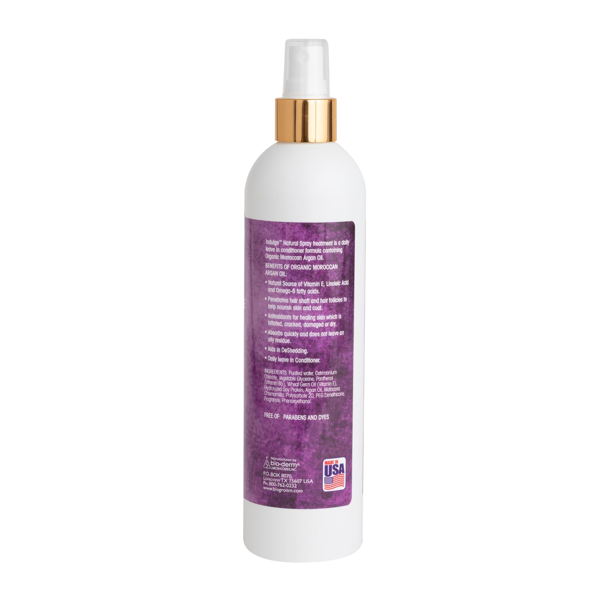 Bio-Groom Indulge™ Argan Oil hoitosuihke 8oz/236ml