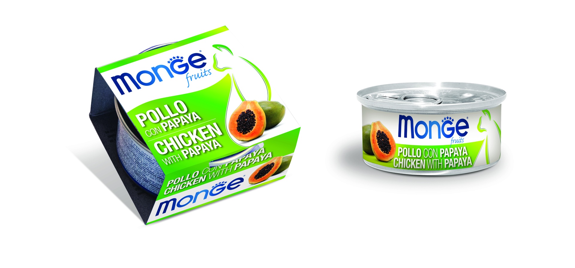 Monge cat adult Fruits kana-papaija 80g prk
