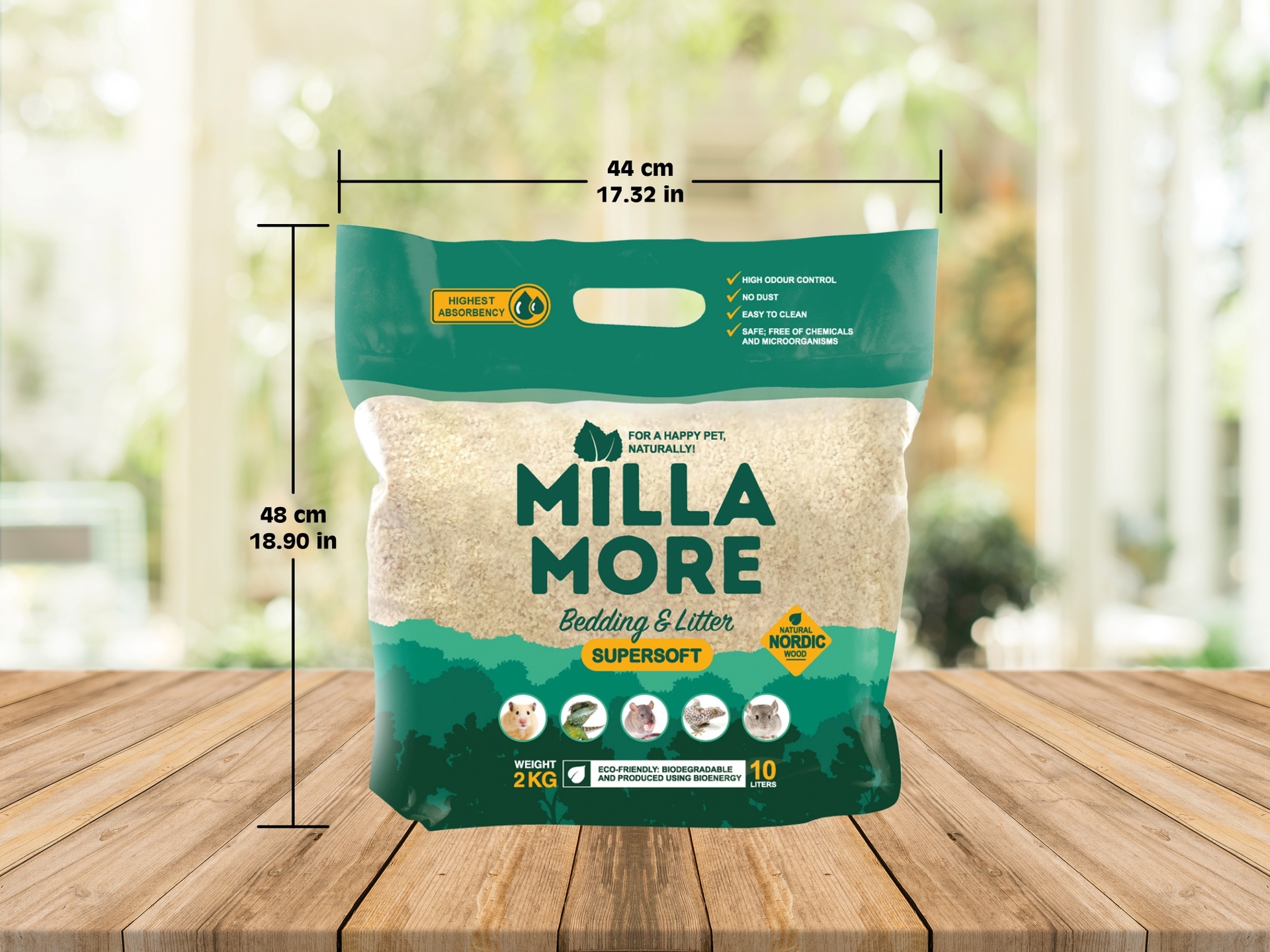 Millamore Supersoft kuivike 10L 