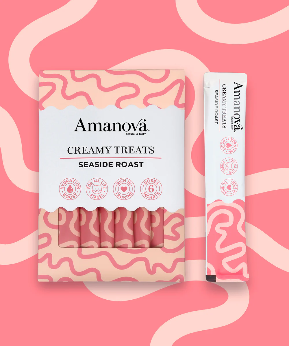 Amanova cat adult Creamy Treats Seaside Roast 15g 