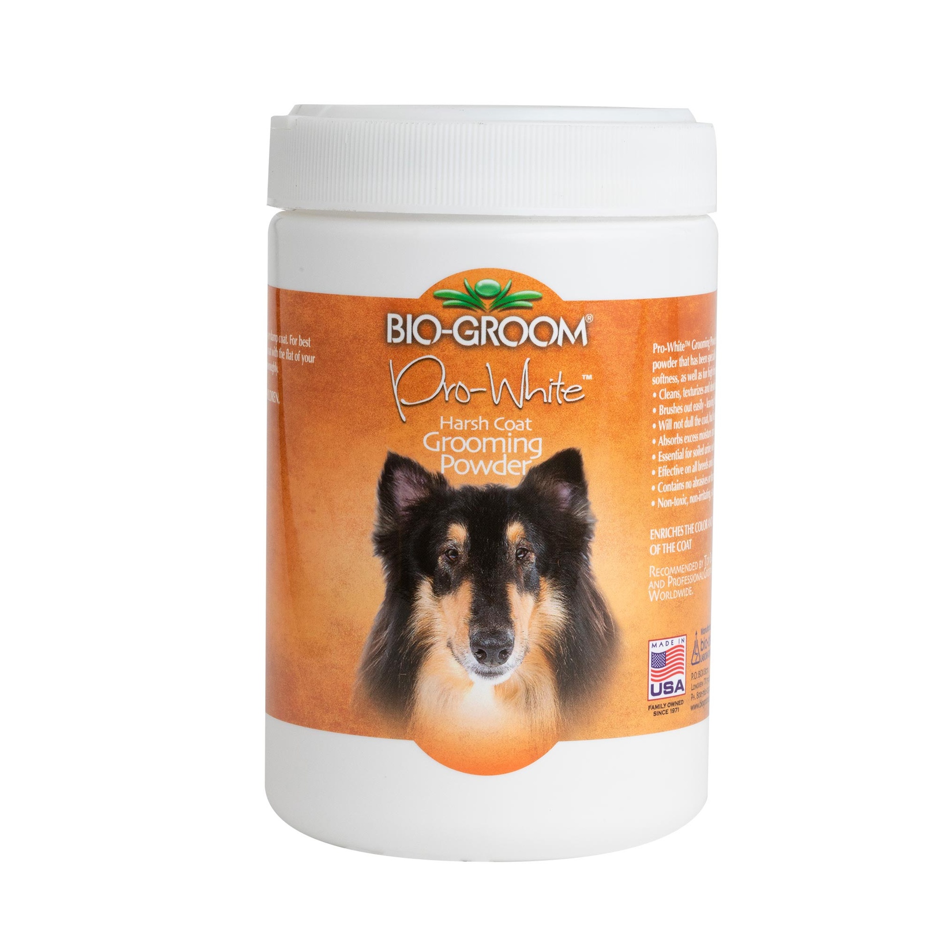 Bio-Groom Pro-White Harsh Coat™ hoitojauhe karkeaturkkiselle 8oz/170g