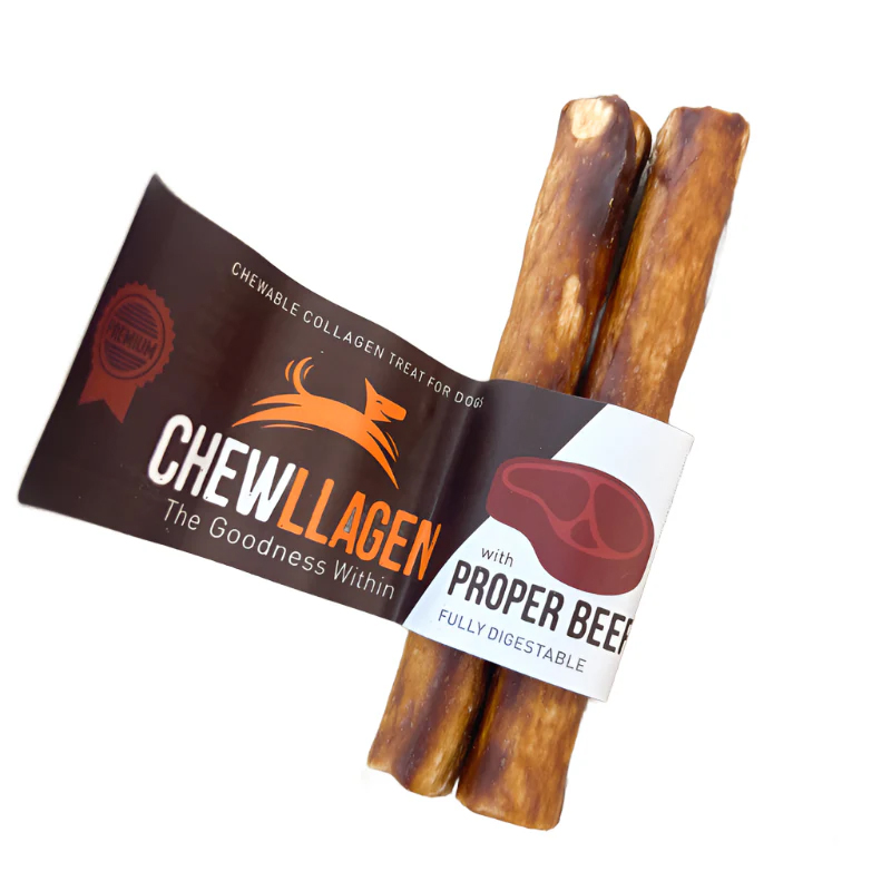 Chewllagen naudanmakuinen medium pururulla 2 kpl 12,5 cm