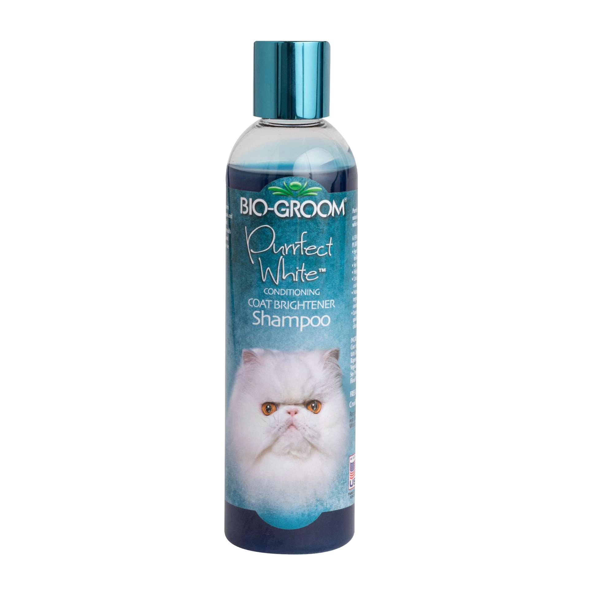Bio-Groom Purrfect White™ shampoo kissalle 8oz/236ml
