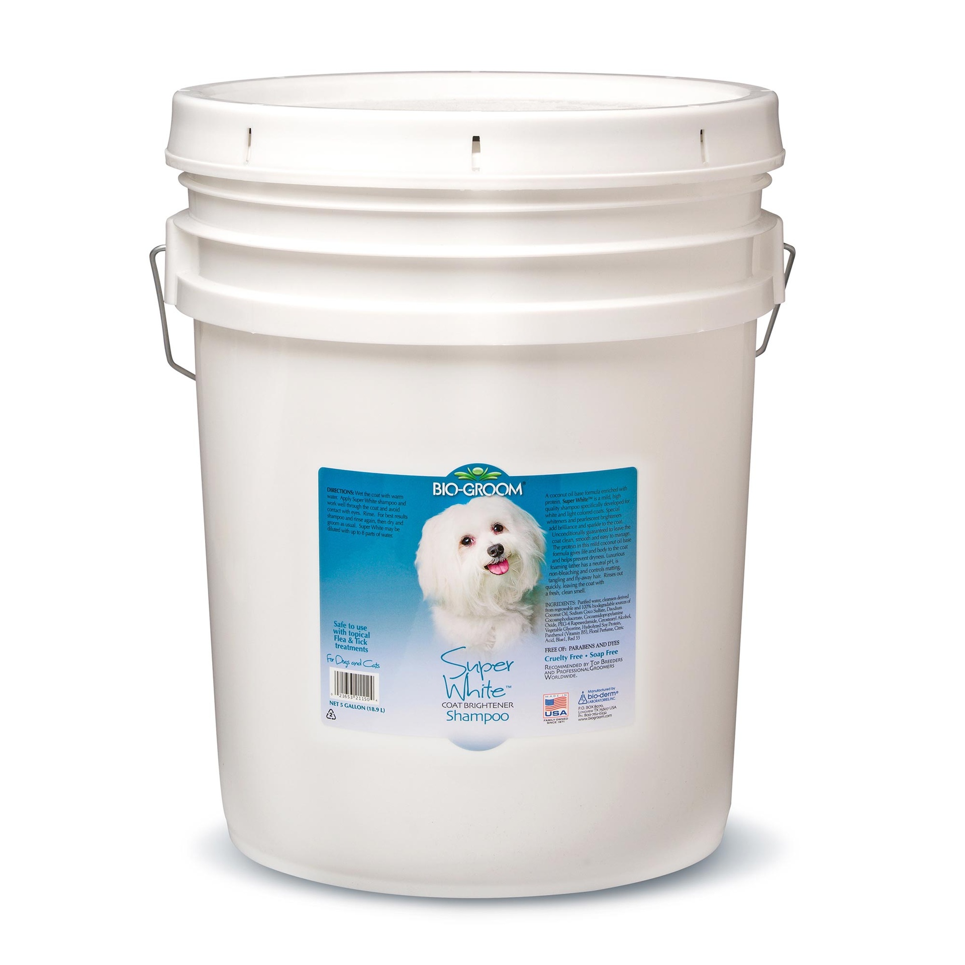 Bio-Groom Super White™ shampoo 5 gallonaa (18,9l)