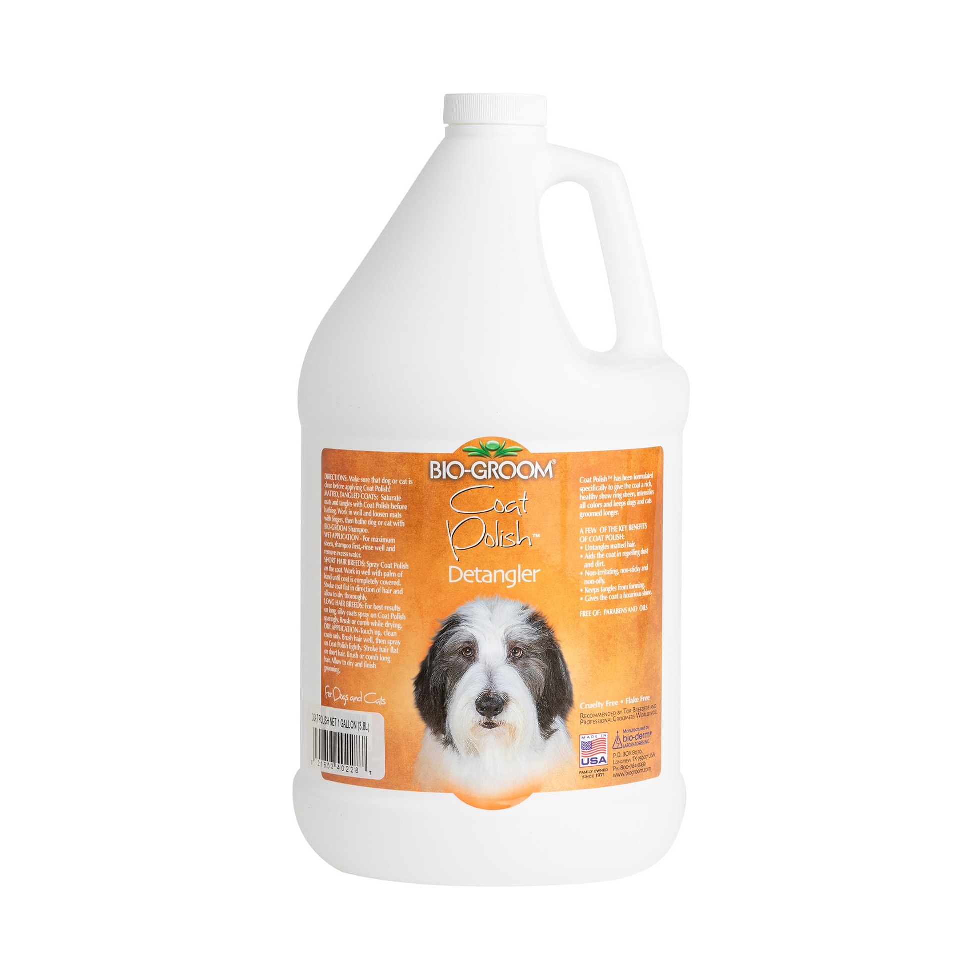 Bio-Groom Coat Polish™ suihke turkin viimeistelyyn gallona (3,8l)