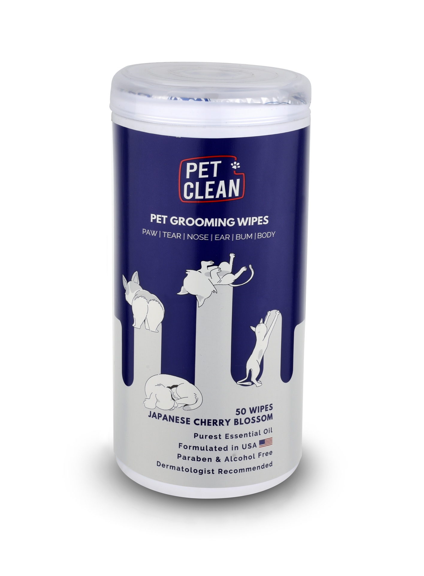 Pet Clean yleispuhdistuspyyhe lemmikille 50 kpl