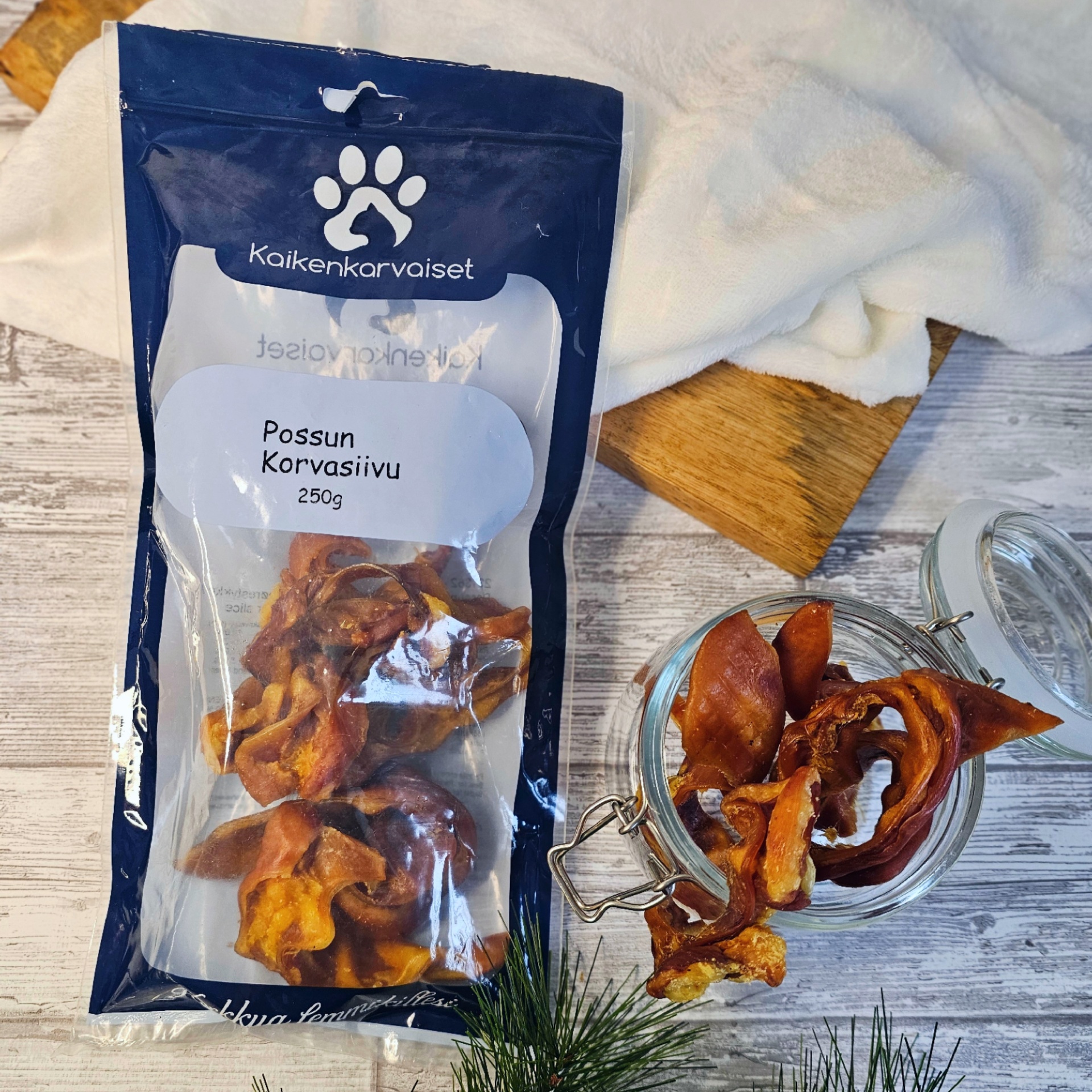 Kaikenkarvaiset Possun korvasiivu 250g