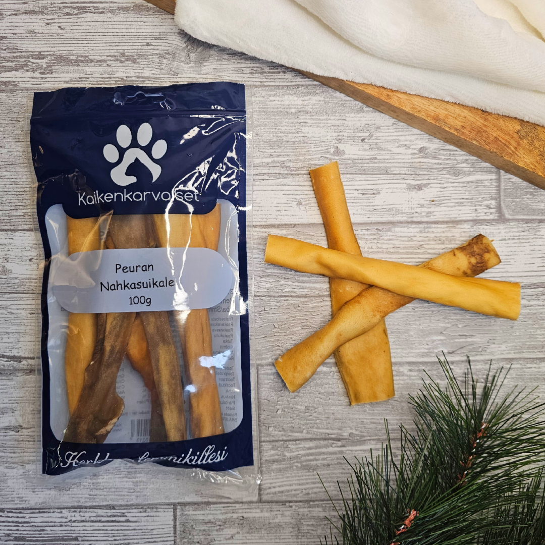 Kaikenkarvaiset Peuran nahkasuikale 100g