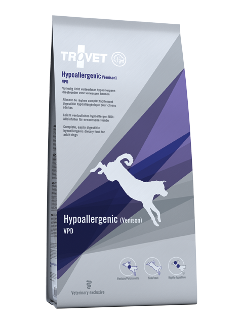 Trovet dog VPD Hypoallergenic 3kg (peura)