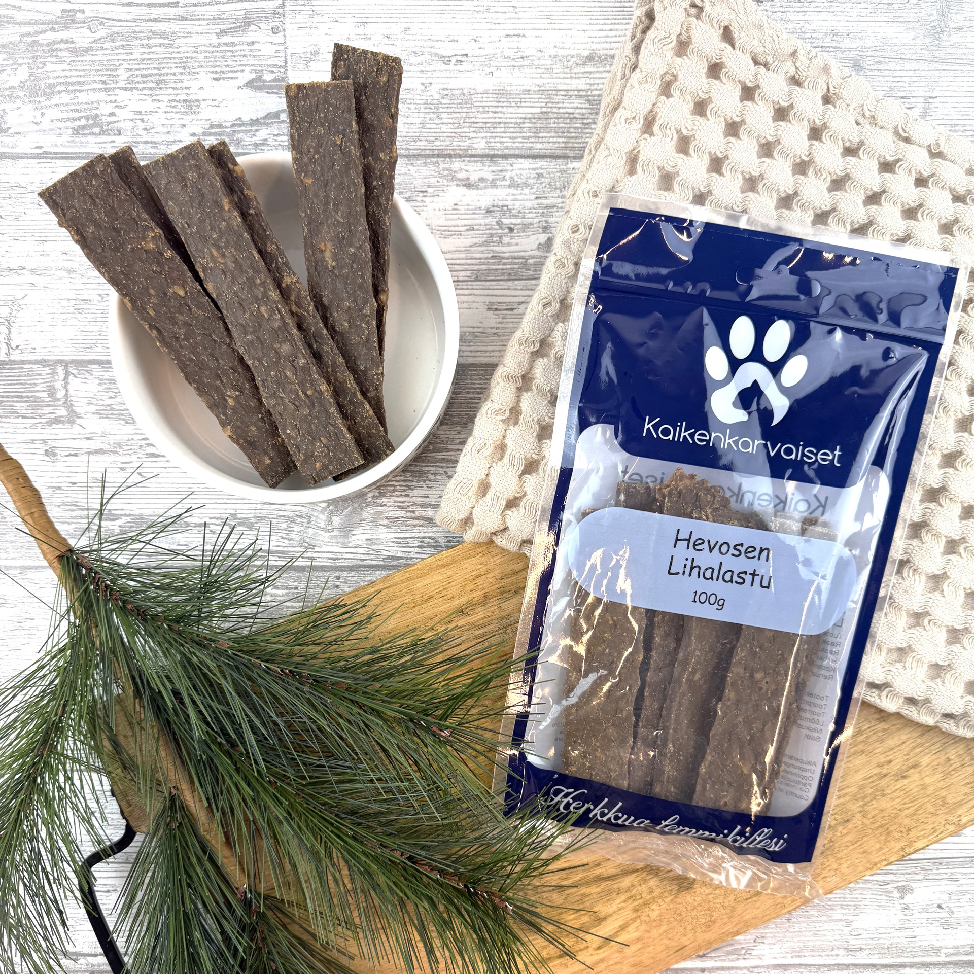 Kaikenkarvaiset Hevosen lihalastu 100g