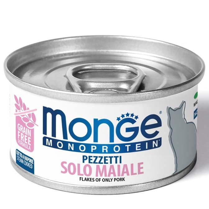Monge cat adult Monoprotein Fläskkött 80g burk