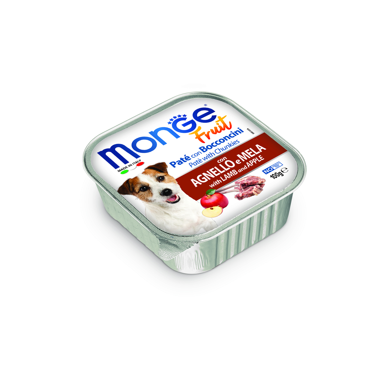 Monge dog adult Fruit Lamb-liha-õun 100g