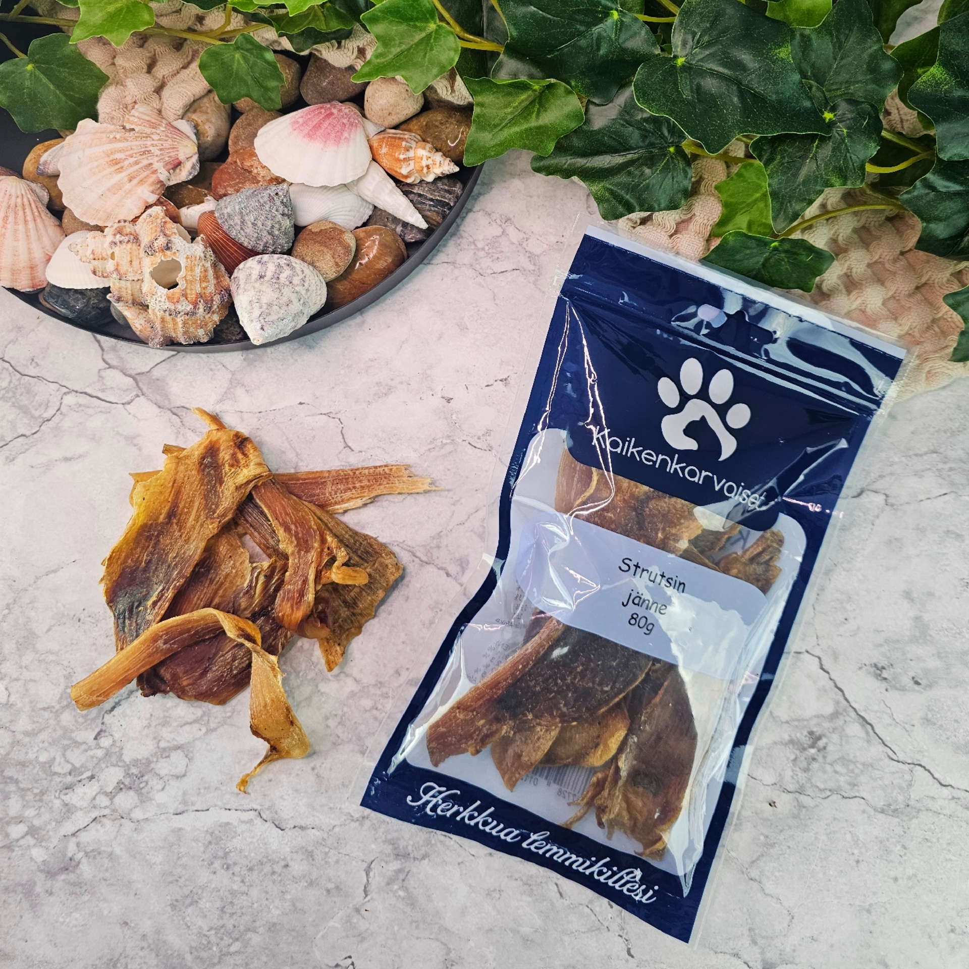 Kaikenkarvaiset Strutsin jänne 80g